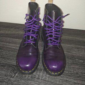 1460 Arcadia leather boots in Purple Women's 10